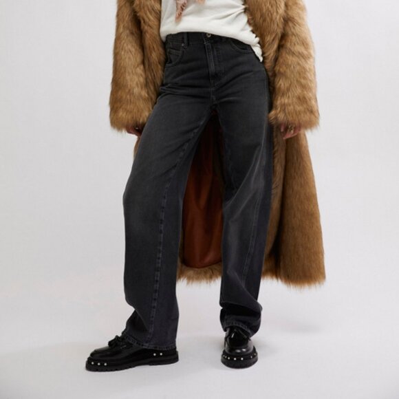 Free People Denim - NEW Free People sz 26 Black Aster Straight Leg Jeans